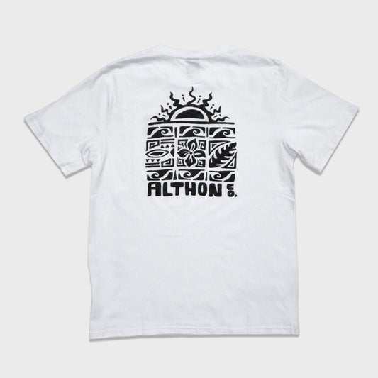 REMERA ALTHON ETHNIC WAVE CLASSIC TEE WHITE WHT
