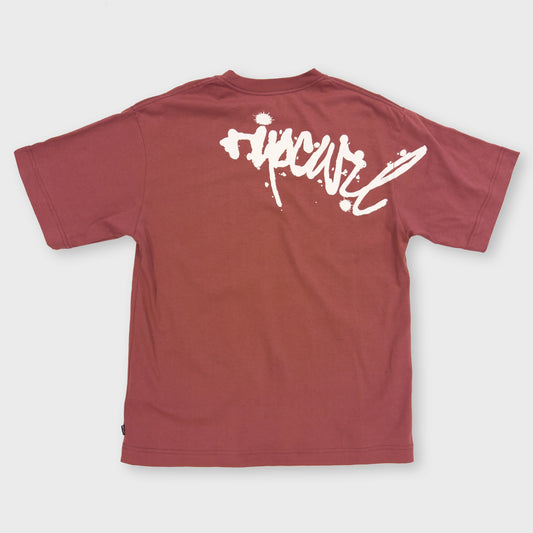 REMERA RIP CURL OVERSIZE MEDINA RED