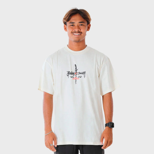 REMERA RIP CURL LOOSE PADANG 25 BARONG WHITE