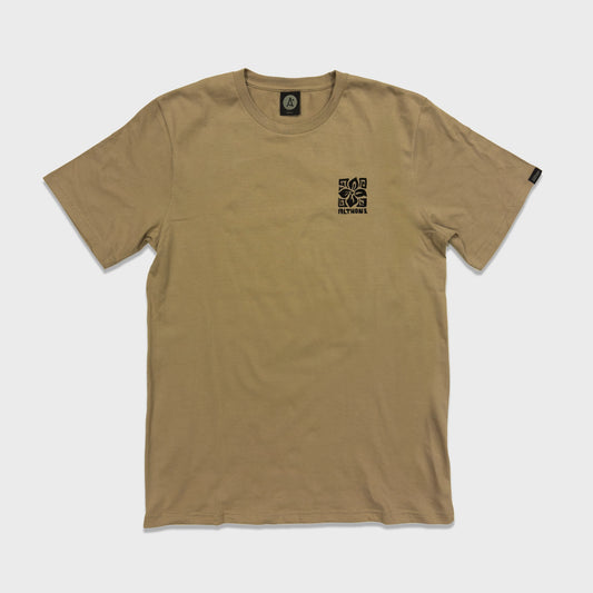 REMERA ALTHON ETHNIC WAVE CLASSIC TEE BEIGE KHA