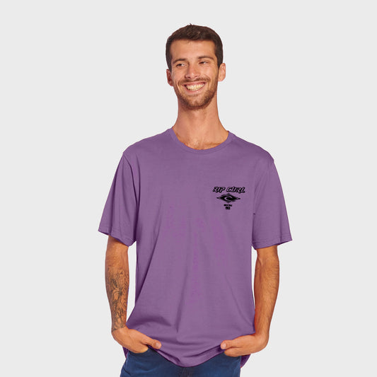 REMERA RIP CURL RELAXED FADE OUT ICON VIOLET