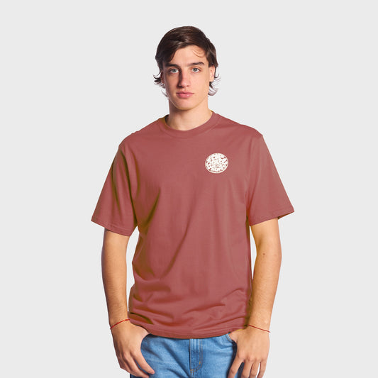 REMERA RIP CURL ICONS OF SURF RED