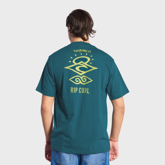 REMERA RIP CURL ICONS OF SURF AQUA