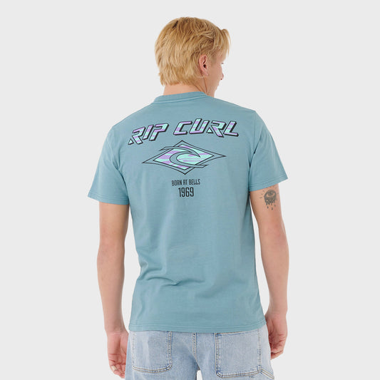 REMERA RIP CURL RELAXED FADE OUT ICON AQUA