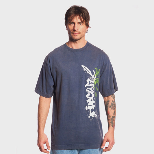 REMERA RIP CURL OVER PROCESS BLUE