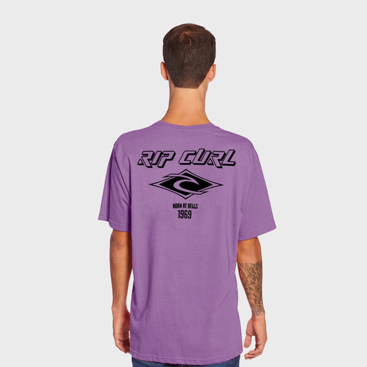 REMERA RIP CURL RELAXED FADE OUT ICON VIOLET