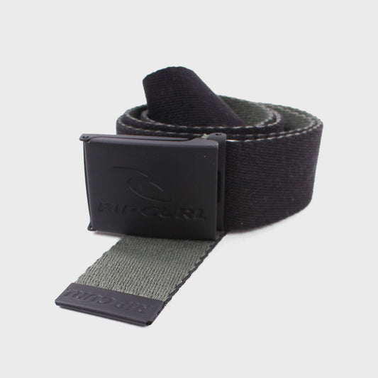 CINTURON RIP CURL REVO BLACK/GREEN