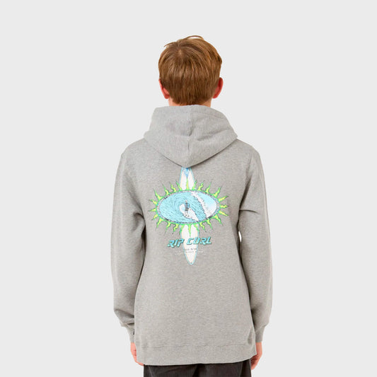 BUZO RIP CURL RAW ENERGY SKULL GREY