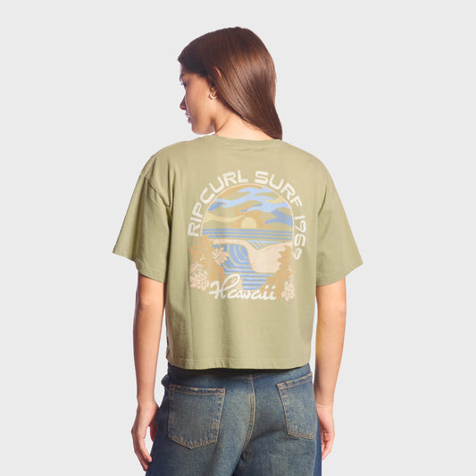 REMERA RIP CURL DUNE DANCER GREEN