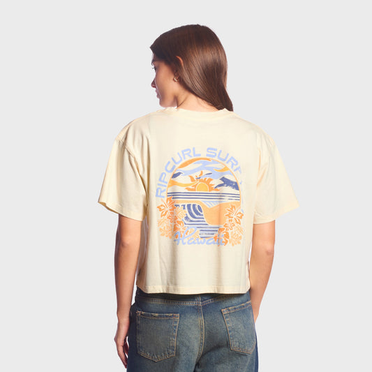 REMERA RIP CURL DUNE DANCER BEIGE