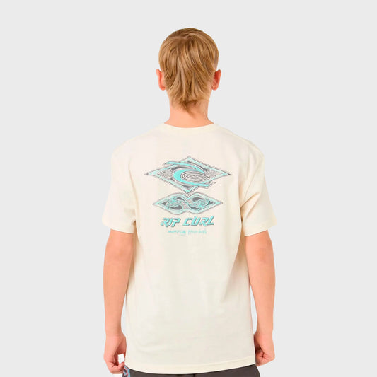 REMERA RIP CURL ENERGY DOLPHIN BEIGE