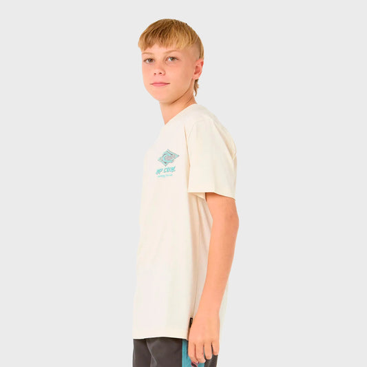 REMERA RIP CURL ENERGY DOLPHIN BEIGE