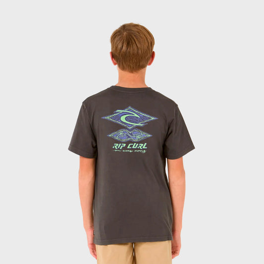 REMERA RIP CURL ENERGY DOLPHIN BLACK