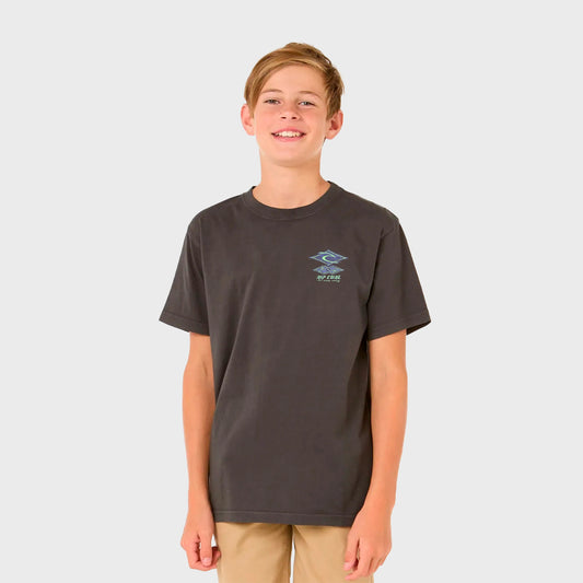 REMERA RIP CURL ENERGY DOLPHIN BLACK