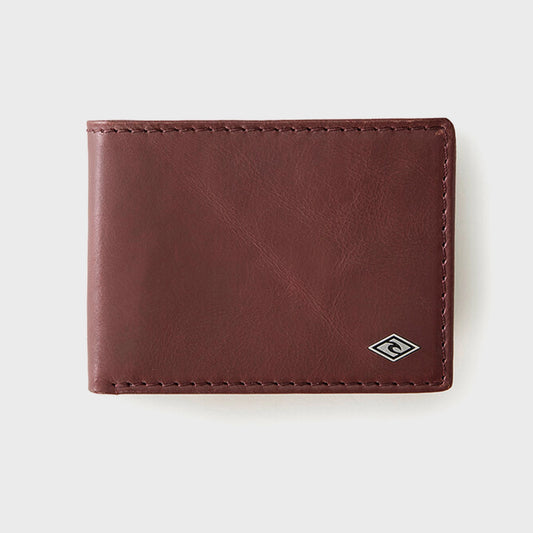 BILLETERA RIP CURL STASHED RFID ALL DAY BROWN