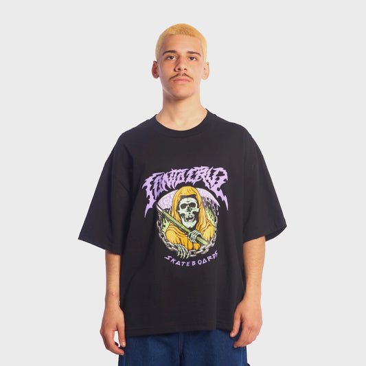 REMERA SANTA CRUZ BOXY OUT BLACK