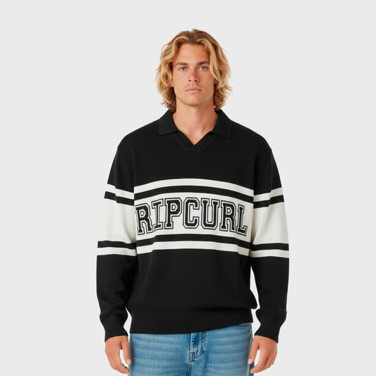 Sweater Rip Curl Polo Pacific hombre Negro urbano