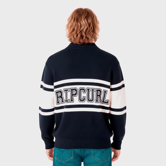 Sweater Rip Curl Polo Pacific Hombre Azul Urbano
