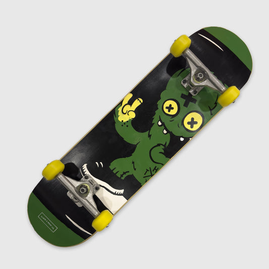 SKATE COMPLETO WAAT BLACK & WAAT GREEN 8.25