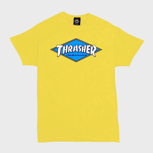 Remera Thrasher Diamond Amarillo Unisex