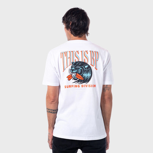Remera Tibp Panther para Hombre urbana blanco