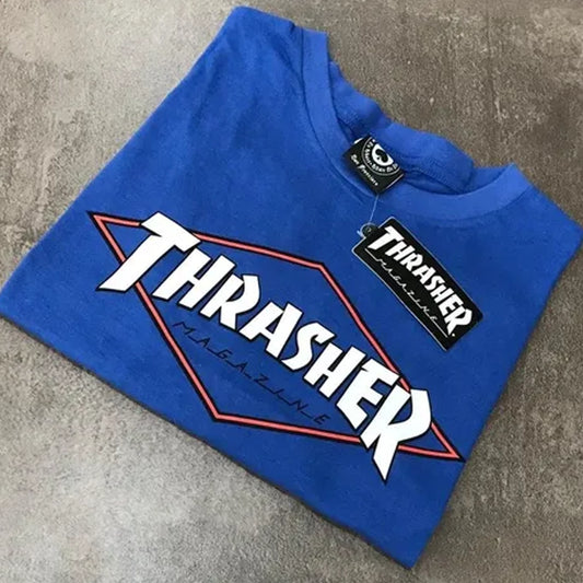 Remera Thrasher Diamond Azul Francia Unisex