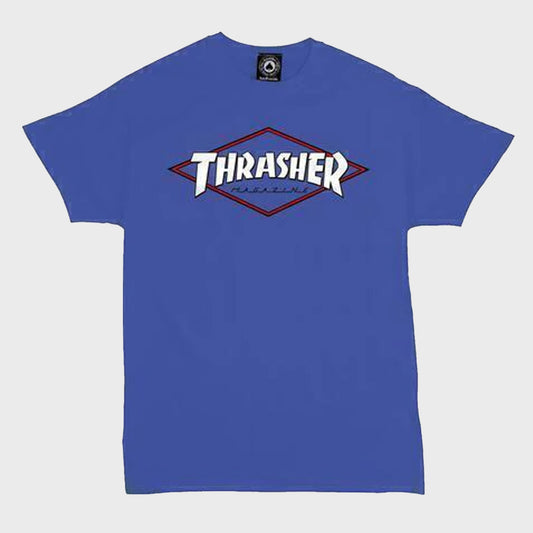 Remera Thrasher Diamond Azul Francia Unisex