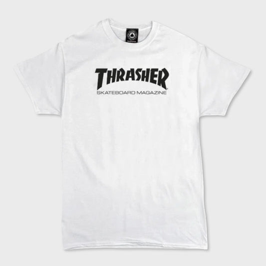 REMERA THRASHER SKATEMAG WHITE