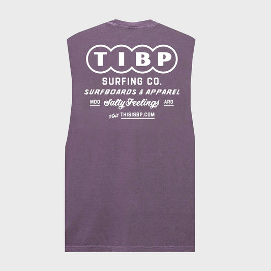 REMERA SIN MANGA TIBP RELAXED APPAREL VIOLET