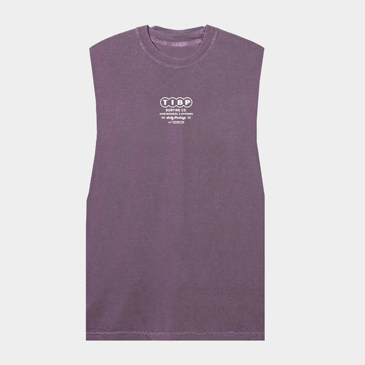 REMERA SIN MANGA TIBP RELAXED APPAREL VIOLET