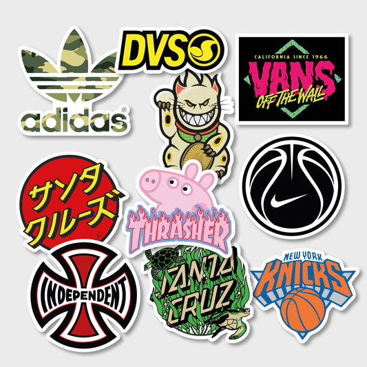 KIT DE CALCOS XL PACK X10 G VINILO MATE