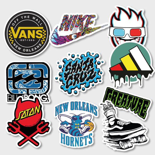 KIT DE CALCOS XL PACK X10 H VINILO MATE