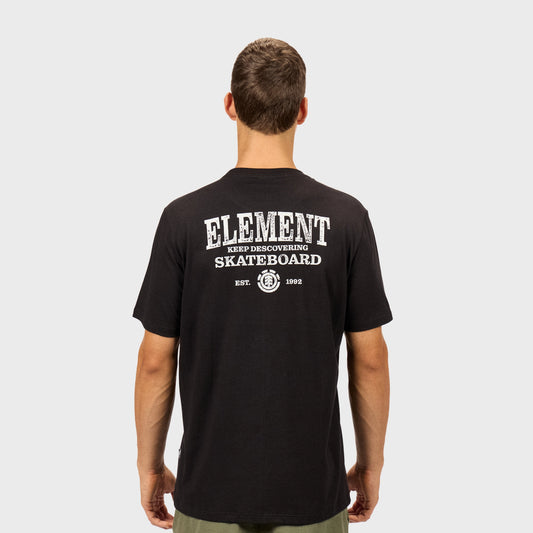 Remera Element Hombre Endure Texture Negro Hombre