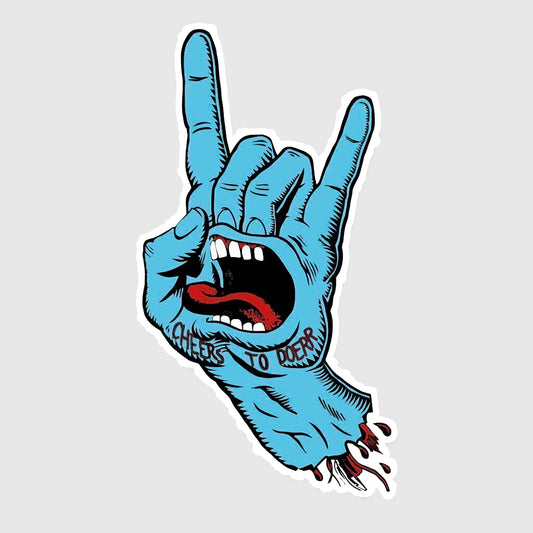 CALCO SANTA CRUZ SCREAMING HAND XXL VINILO PREMIUM MATE